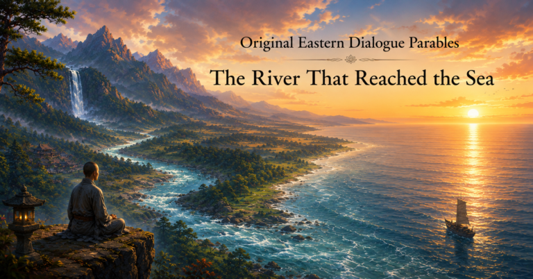 Original Eastern Dialogue Parables – The River That Reached the Sea