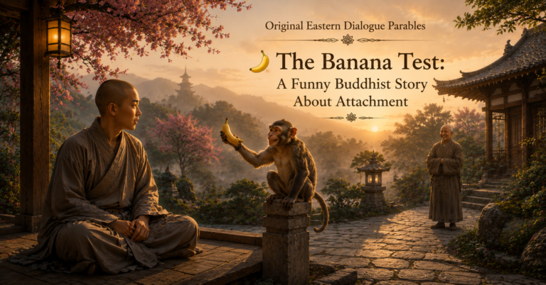Original Eastern Dialogue Parables -🍌 The Banana Test: A Funny Buddhist Story About Attachment